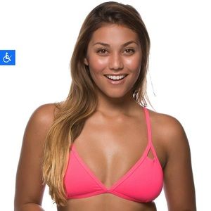 Hot pink JOLYN Finn bikini top! Brand new